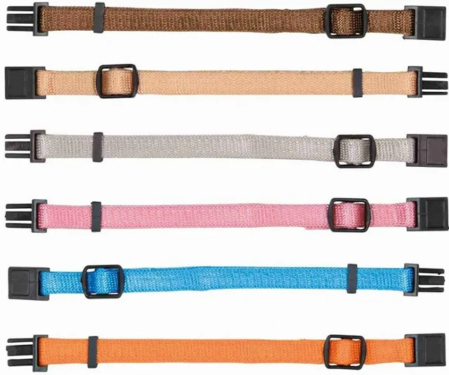TRIXIE Obojky pro štěňata 6 ks velikost M-L 22-35 cm / 10mm různé barvy