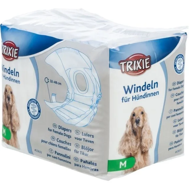 TRIXIE Papírové pleny pro feny M (12 ks/bal.)