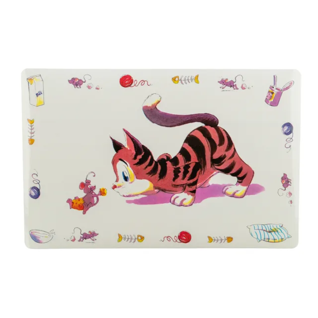 Trixie podložka pod misku komiksová kočka - D 44 x Š 28 cm