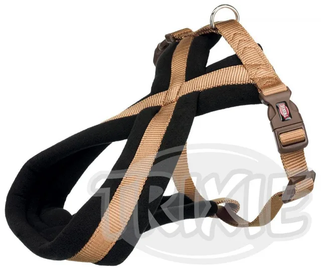 Trixie Postroj Premium Podšitý Karamel - 2/40 až 60cm