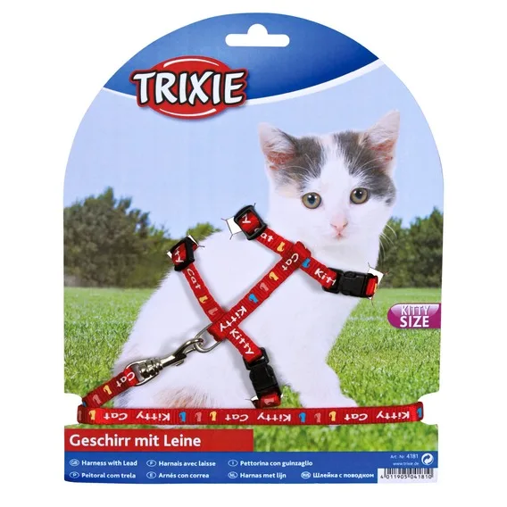 Trixie Postroj Pro koťata Kitty Cat - 21 až 33/8mm/1,20cm