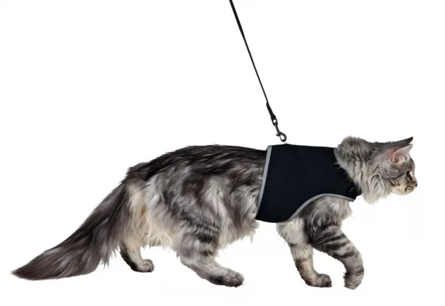 Trixie Postroj XCat Vestička - 24 až 42cm/1,20m
