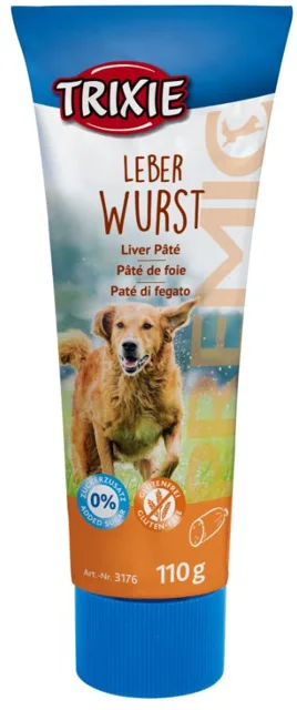 TRIXIE Premio Leberwurst - játrová paštika pro psy 110 g