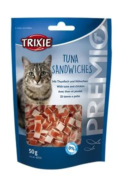 Trixie Premio Tuna Sandwiches  Tuňák/kuřecí Kočka 50g