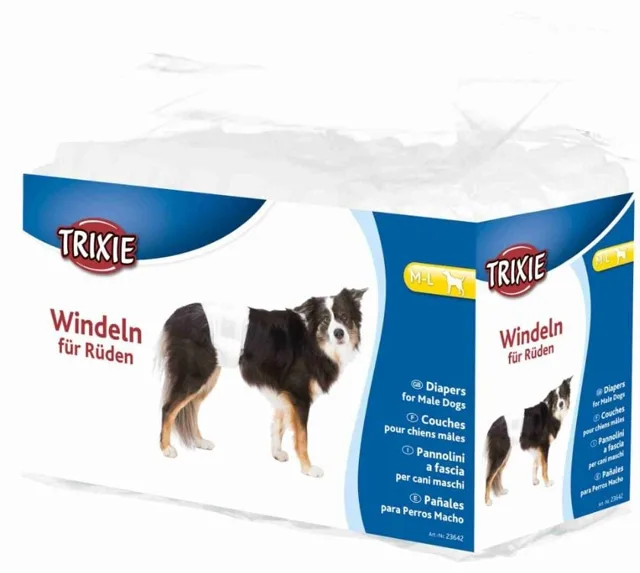 TRIXIE Psí plenky , M–L: 46–60 cm, 12 ks/ box