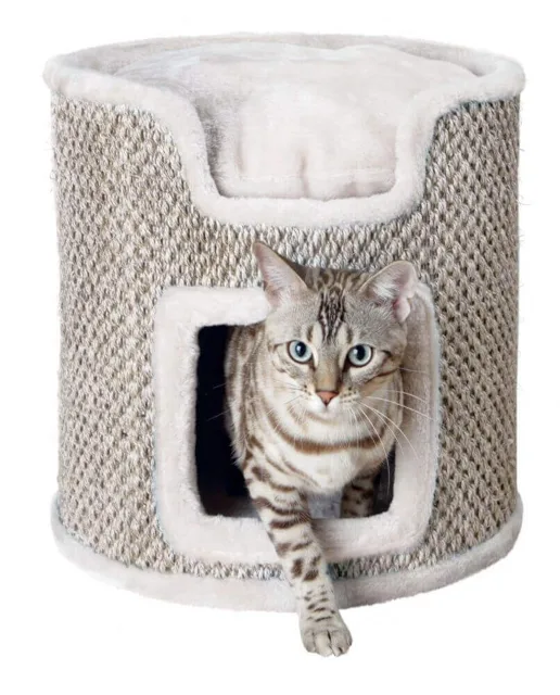 TRIXIE Ria Tower Škrabadlo pro kočky 37 cm světle šedé