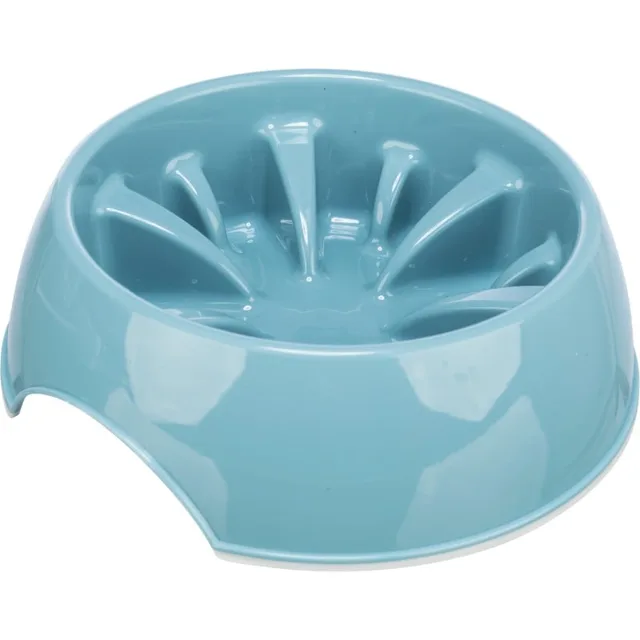 TRIXIE Slow Feeding Pomalu se pohybjící plastová miska pro psy nebo kočky 300 ml