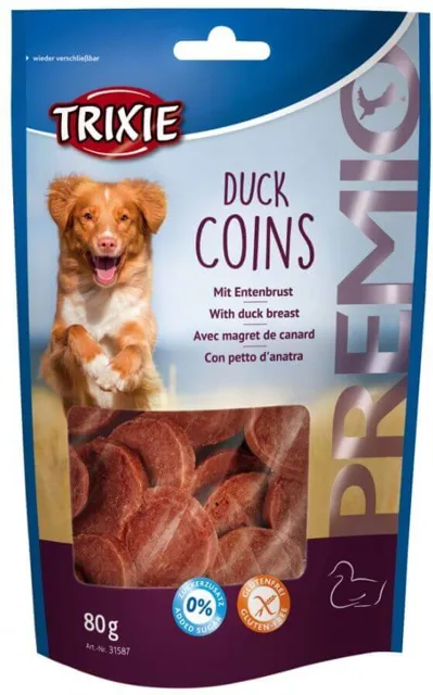 TRIXIE snack premio kroužky s kachním masem 80 g