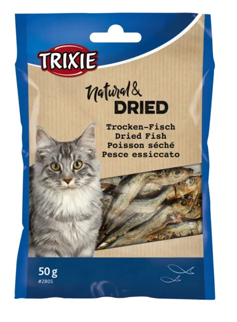 TRIXIE Sušené rybičky pro kočku 50g
