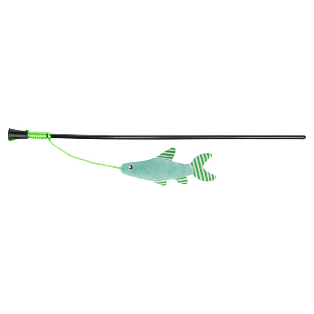 Trixie udice plyšová ryba s šantou kočičí - D 42 cm