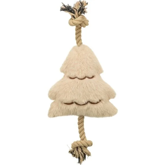 Trixie Vánoční Stromek Plyšový na Laně - 38cm