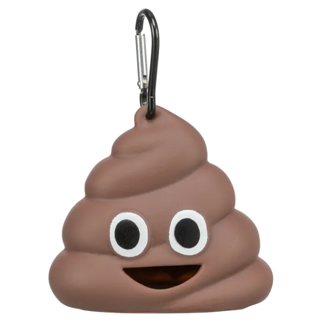 Trixie zásobník na sáčky na psí exkrementy, hnědý - dávkovač sáčků vč. role, D 8 x Š 5 cm