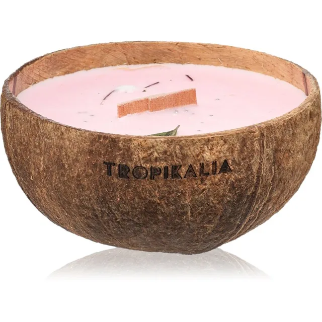 Tropicandle Frozen Cranberry vonná svíčka s dřevěným knotem 350 ml
