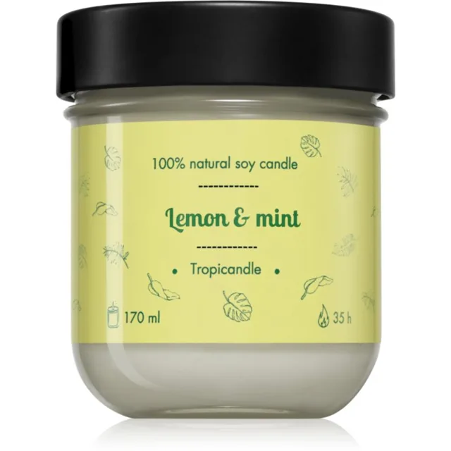 Tropicandle Lemon & Mint vonná svíčka 170 ml