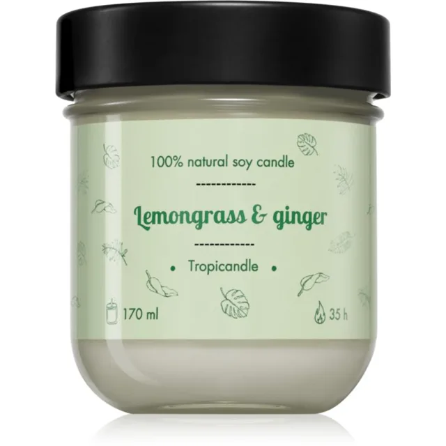 Tropicandle Lemongrass & Ginger vonná svíčka 170 ml