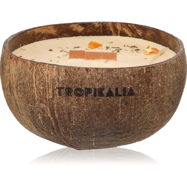 Tropicandle Sandalwood & Tangerine vonná svíčka s dřevěným knotem 350 ml