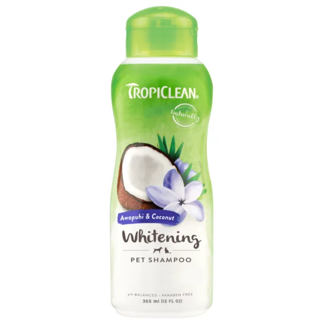 TropiClean awapuhi a kokos rozjasňující šampon pro domácí zvířata - 355 ml