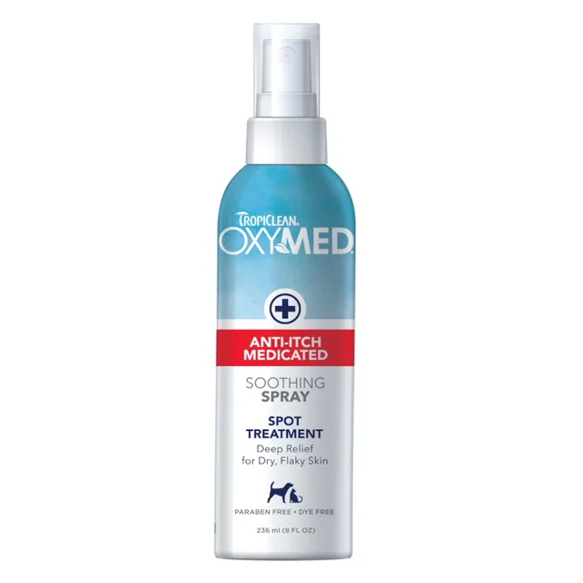 TropiClean OxyMed sprej proti svědění - Výhodné balení: 3 x 236 ml