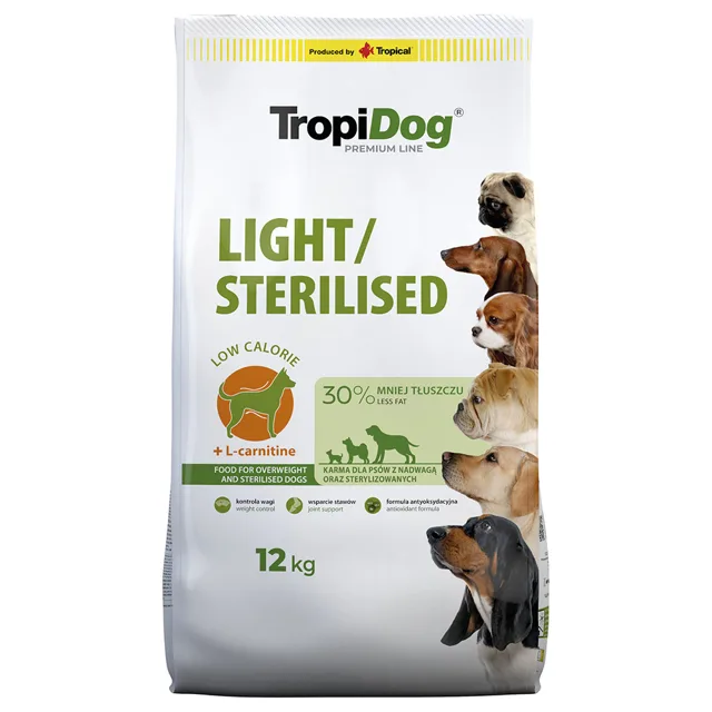 Tropidog Premium Light Chicken - 2 x 12 kg