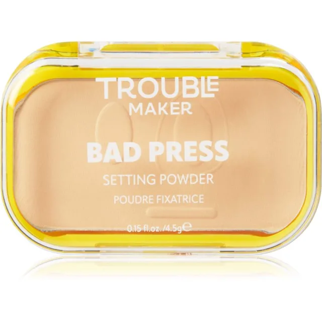 Trouble Maker Bad Press Setting Powder fixační pudr odstín Click Bait Light 4.5 g