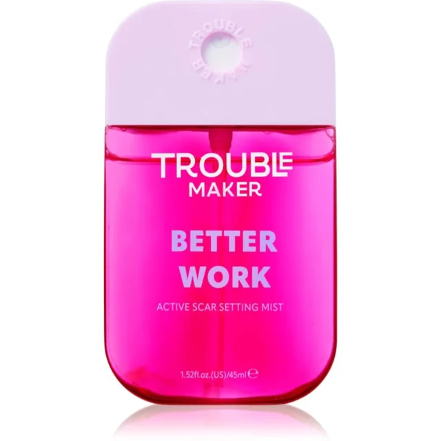 Trouble Maker Better Work fixační sprej na make-up pro problematickou pleť 45 ml