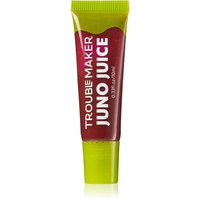 Trouble Maker Juno Juice Lipgloss lesk na rty odstín Devi Berry 10 ml