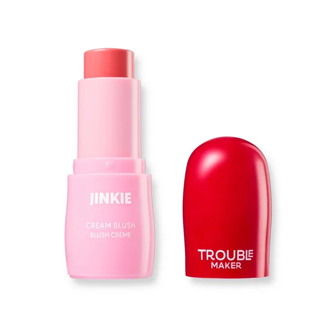 Trouble Maker Krémová tvářenka Jinkie Cream Blush 6 g Swing Pink