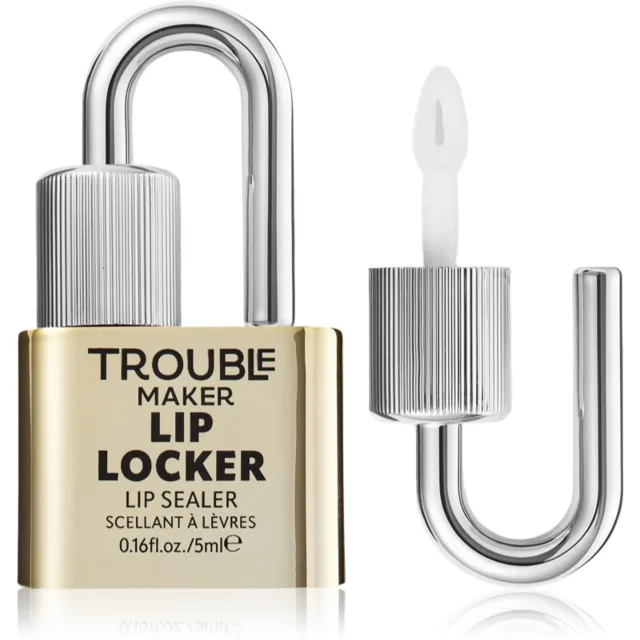 Trouble Maker Lip Locker Top Coat lesk na rty pro dlouhotrvající efekt 5 ml