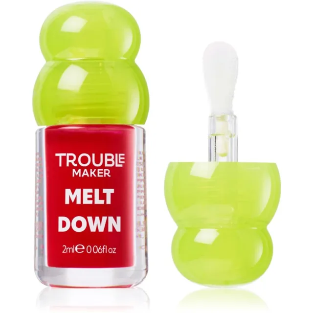 Trouble Maker Melt Down Lip Oil olej na rty odstín Overload Pink 3 ml