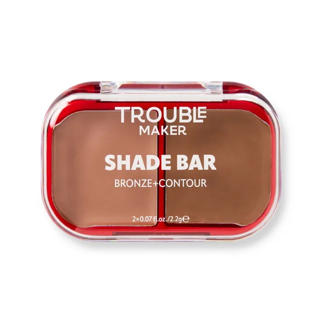Trouble Maker Paletka na tvář Shade Bar Bronze and Contour 2,2 g Heart + Soul