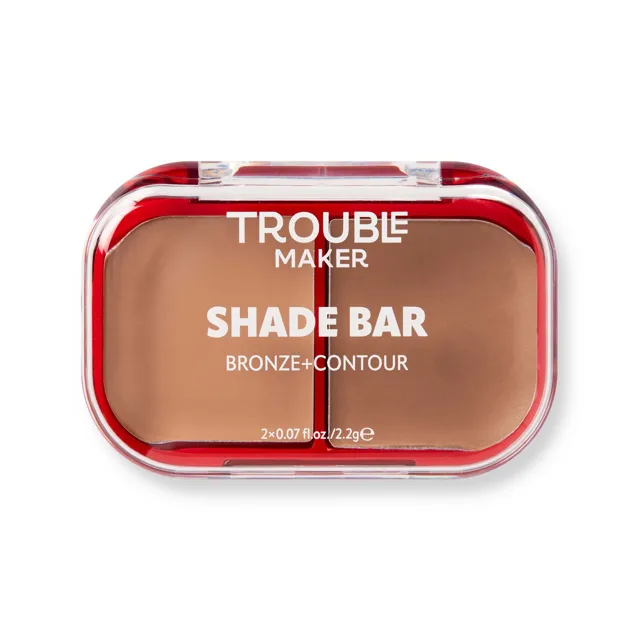Trouble Maker Paletka na tvář Shade Bar Bronze and Contour 2,2 g Rant + Rave