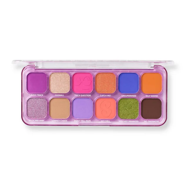 Trouble Maker Paletka očních stínů Trouble Shadow Palette 18 g Bonkers
