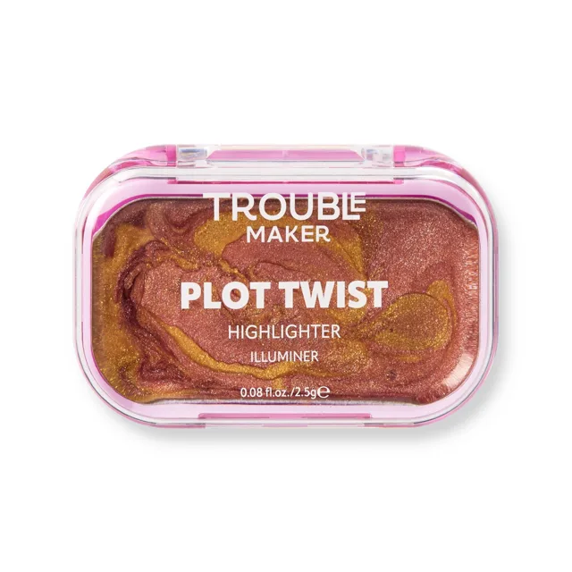 Trouble Maker Rozjasňovač Plot Twist Cream Highlight 2,5 g In Motion Gold