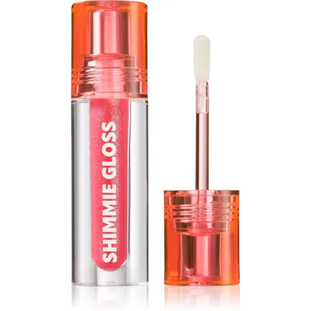 Trouble Maker Shimmie Gloss třpytivý lesk na rty odstín Lucky Charm Peach 3 ml