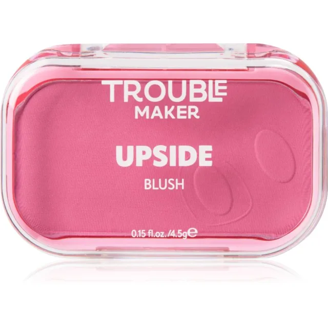 Trouble Maker Upside Powder Blush pudrová tvářenka odstín On the Brightside 4.5 g