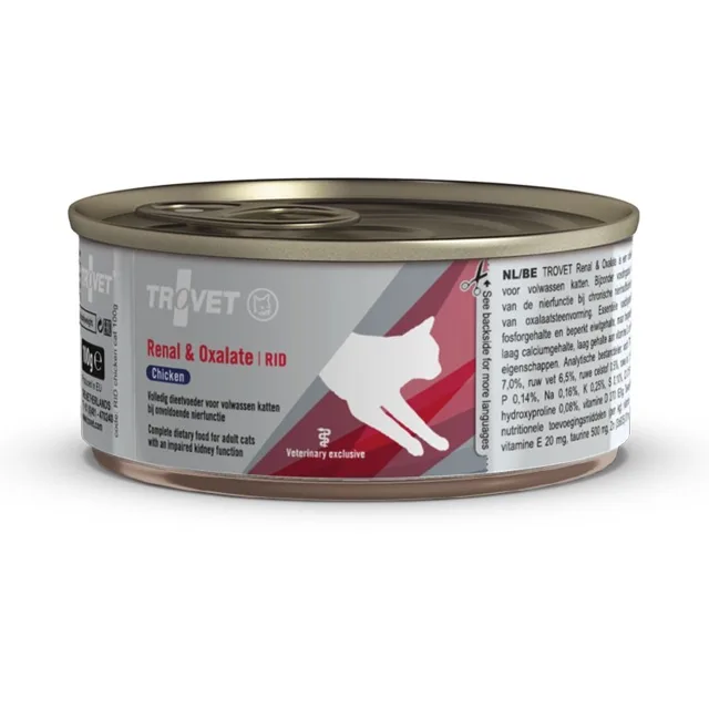 TROVET Cat Renal &amp; Oxalate Chicken RID 100 g