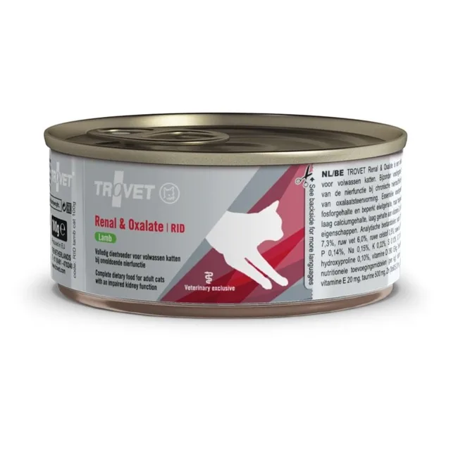 TROVET Cat Renal &amp; Oxalate Lamb RID 100 g