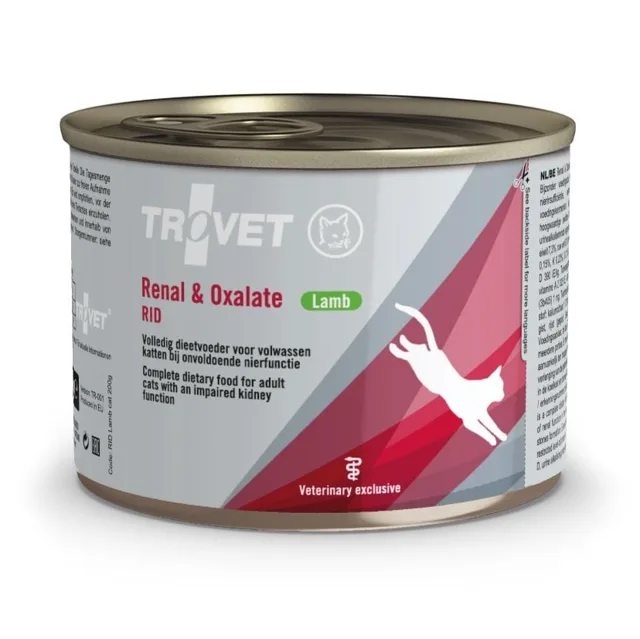 TROVET Cat Renal &amp; Oxalate Lamb RID 200 g