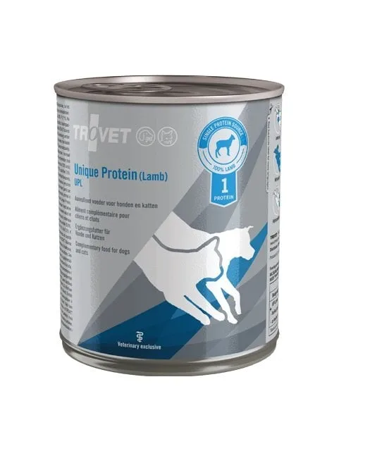 TROVET Unique Protein Lamb UPL pro psy a kočky 800 g