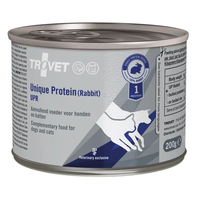 TROVET Unique Protein Rabbit UPH pro psy i kočky 200 g