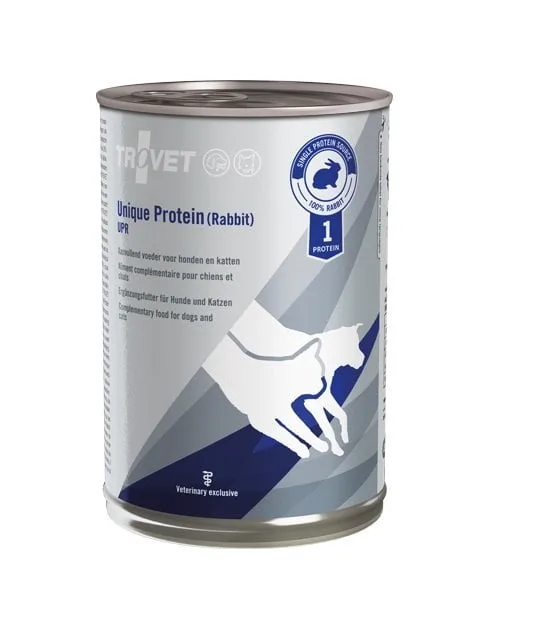 TROVET Unique Protein Rabbit UPH pro psy i kočky 400 g