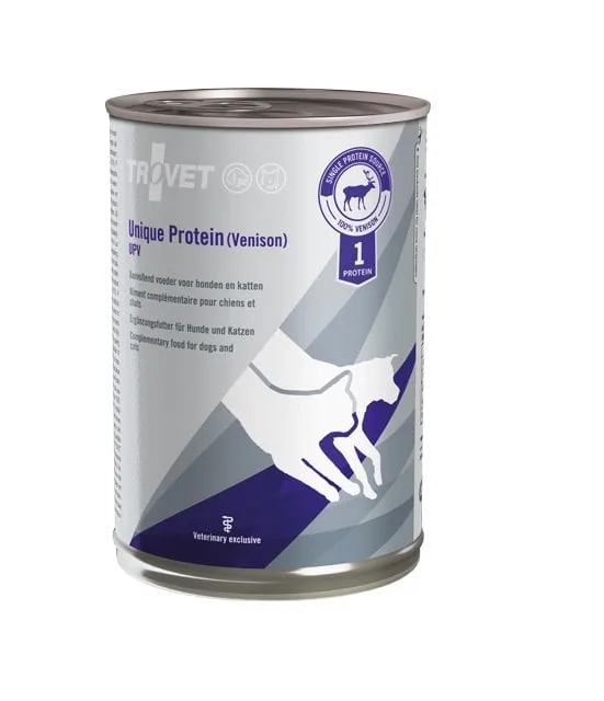 TROVET Unique Protein Venison UPV pro psy i kočky 400 g
