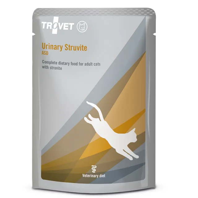 Trovet Urinary Struvite ASD, kuřecí, vepřové a losos - 12 × 85 g