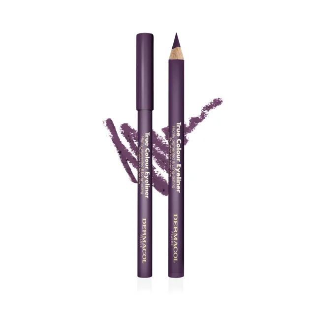True colour Dřevěná tužka na oči   Burgundy Dermacol - Oficiální e-shop Dermacol