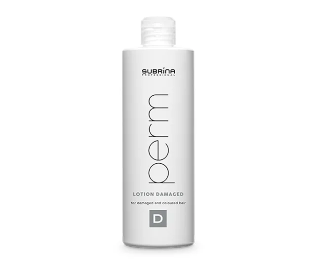 Trvalá preparace pro poškozené a barvené vlasy Subrina Professional Perm D Lotion Damaged - 450 ml (060543) + dárek zdarma