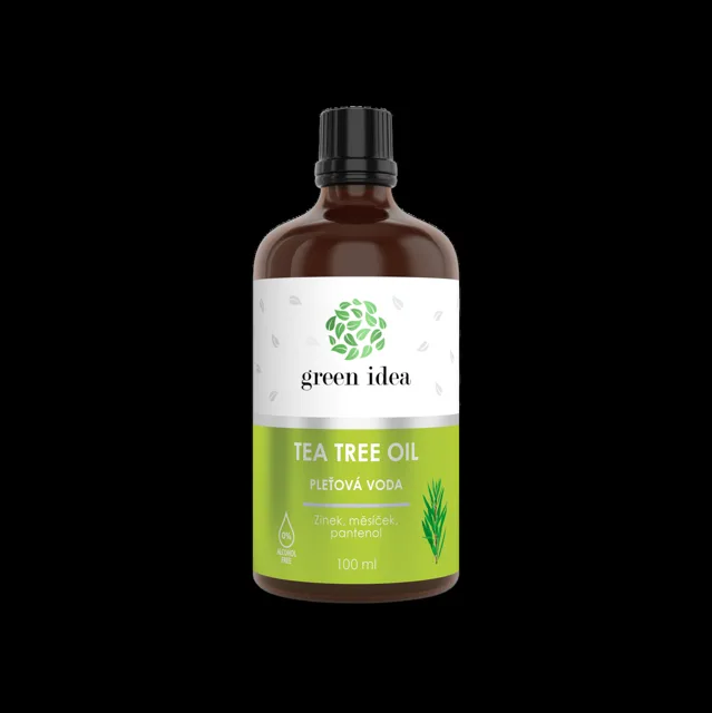 TTO pleťová voda s měsíčkem, panthenolem a zinkem bez alkoholu 100 ml – Green idea