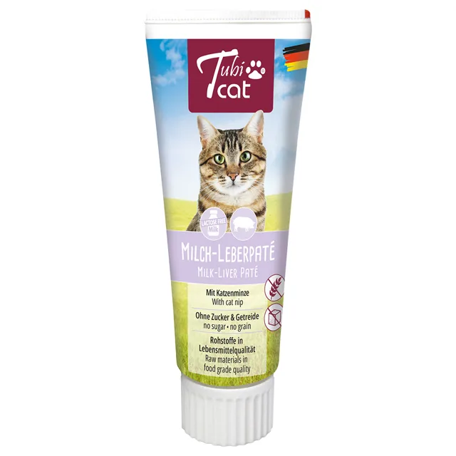 Tubicat mléčná játrová paštika s šantou kočičí - výhodné balení: 3 ks (3 x 75 g)