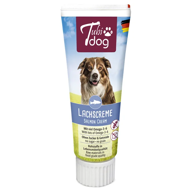 Tubidog lososový krém v tubě - výhodné balení: 3 x 75 g