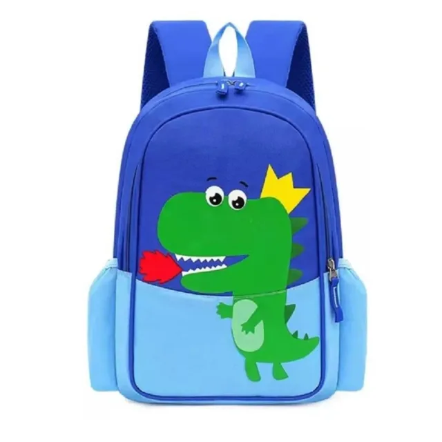 TULIMI Batoh, aktovka pro předškoláka Dino King - modrý