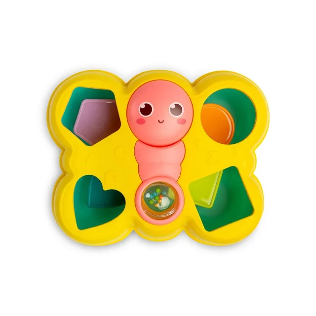TULIMI Edukační vkládačka Motýl, Toyz, žlutá